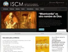 Tablet Screenshot of iscm.edu