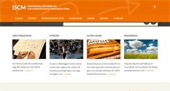 Desktop Screenshot of iscm.se