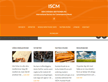 Tablet Screenshot of iscm.se
